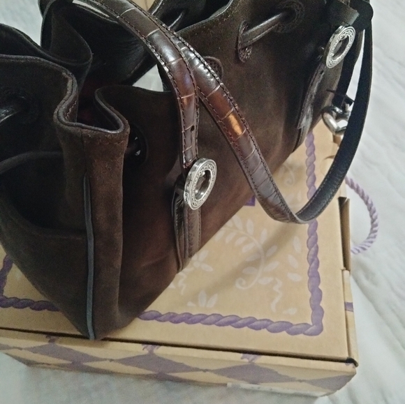 Brighton Chocolate Brown Cinnabar Handbag (Smaller Version of Cinlaire) - Picture 2 of 16